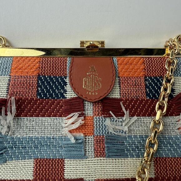Authentic Mark Cross x Meghan Spielman Handwoven Rare The Susanna Bag - Picture 3 of 14